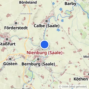 Kartenvorschau Nienburg (Saale)