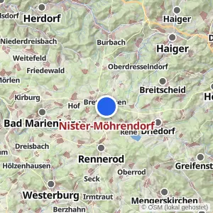 Kartenvorschau Nister-Möhrendorf
