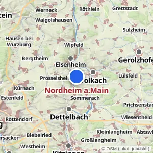 Kartenvorschau Nordheim a.Main