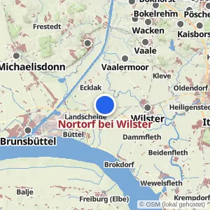 Kartenvorschau Nortorf bei Wilster