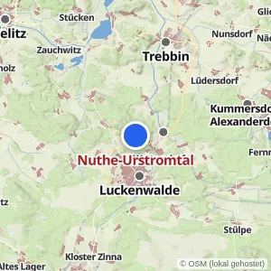 Kartenvorschau Nuthe-Urstromtal