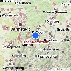 Kartenvorschau Ober-Ramstadt