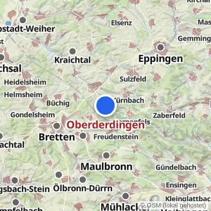 Kartenvorschau Oberderdingen