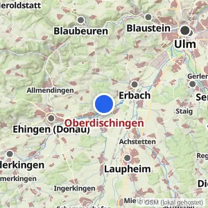Kartenvorschau Oberdischingen