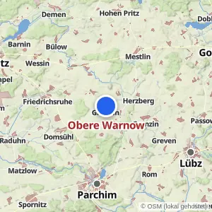 Kartenvorschau Obere Warnow