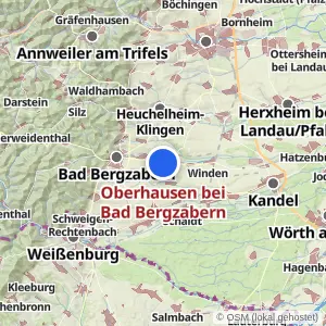 Kartenvorschau Oberhausen bei Bad Bergzabern