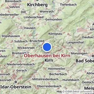 Kartenvorschau Oberhausen bei Kirn