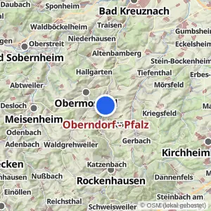 Kartenvorschau Oberndorf - Pfalz