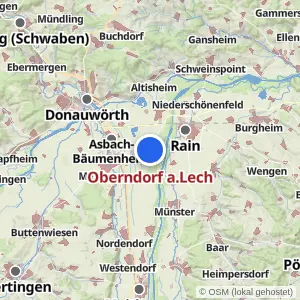 Kartenvorschau Oberndorf a.Lech