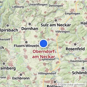 Kartenvorschau Oberndorf am Neckar