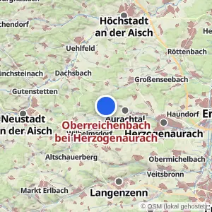 Kartenvorschau Oberreichenbach bei Herzogenaurach