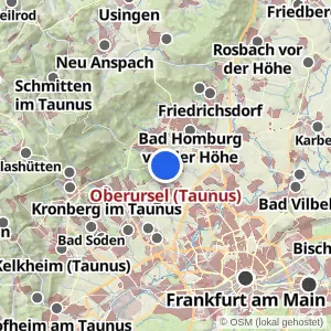 Kartenvorschau Oberursel (Taunus)