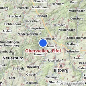 Kartenvorschau Oberweiler - Eifel