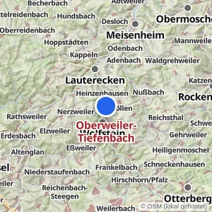 Kartenvorschau Oberweiler-Tiefenbach