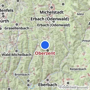 Kartenvorschau Oberzent