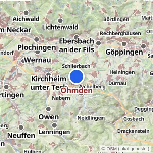 Kartenvorschau Ohmden