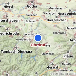 Kartenvorschau Ohrdruf