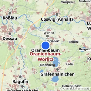 Kartenvorschau Oranienbaum-Wörlitz