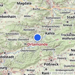 Kartenvorschau Orlamünde