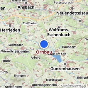 Kartenvorschau Ornbau