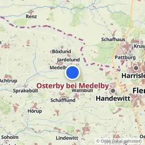 Kartenvorschau Osterby bei Medelby
