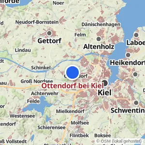 Kartenvorschau Ottendorf bei Kiel
