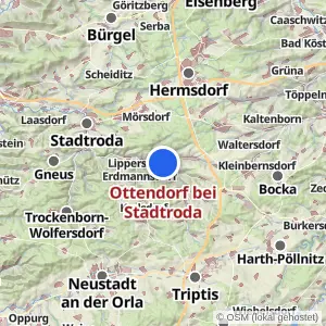 Kartenvorschau Ottendorf bei Stadtroda