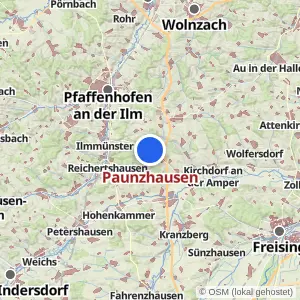 Kartenvorschau Paunzhausen