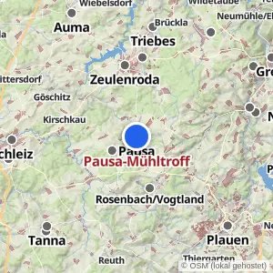Kartenvorschau Pausa-Mühltroff
