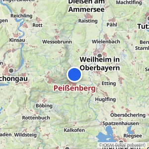 Kartenvorschau Peißenberg