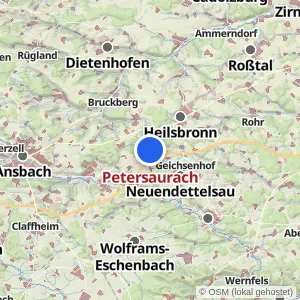 Kartenvorschau Petersaurach