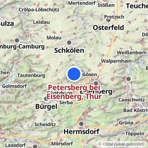Kartenvorschau Petersberg bei Eisenberg, Thür