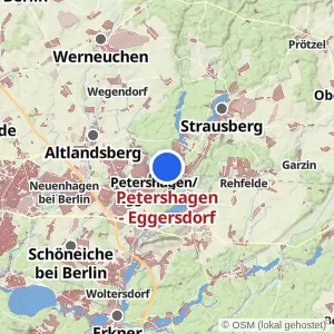 Kartenvorschau Petershagen - Eggersdorf