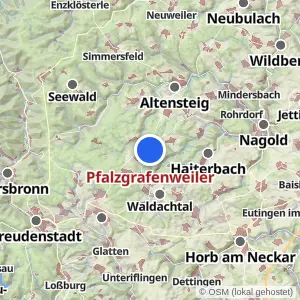 Kartenvorschau Pfalzgrafenweiler