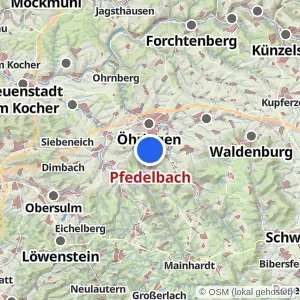Kartenvorschau Pfedelbach