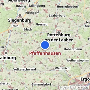 Kartenvorschau Pfeffenhausen