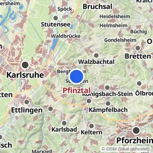 Kartenvorschau Pfinztal