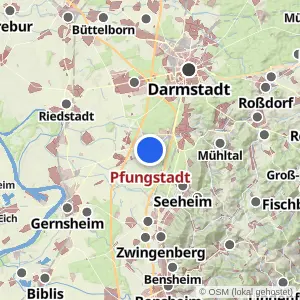 Kartenvorschau Pfungstadt