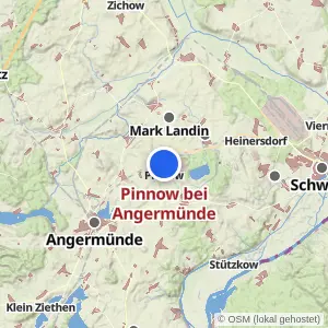 Kartenvorschau Pinnow bei Angermünde