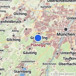 Kartenvorschau Planegg