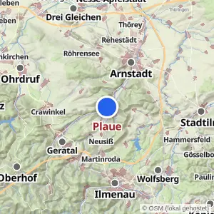 Kartenvorschau Plaue