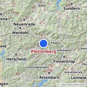 Kartenvorschau Plettenberg