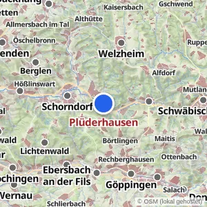 Kartenvorschau Plüderhausen