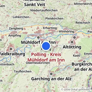 Kartenvorschau Polling - Kreis Mühldorf am Inn