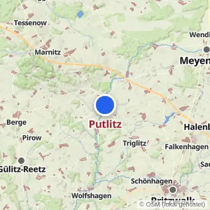 Kartenvorschau Putlitz