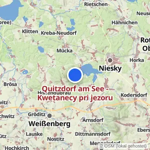 Kartenvorschau Quitzdorf am See -  Kwetanecy pri jezoru