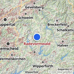 Kartenvorschau Radevormwald