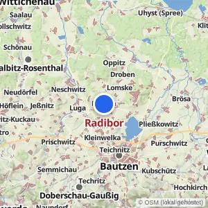 Kartenvorschau Radibor