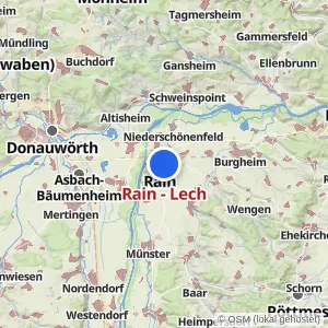 Kartenvorschau Rain - Lech