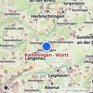 Kartenvorschau Rammingen - Württ